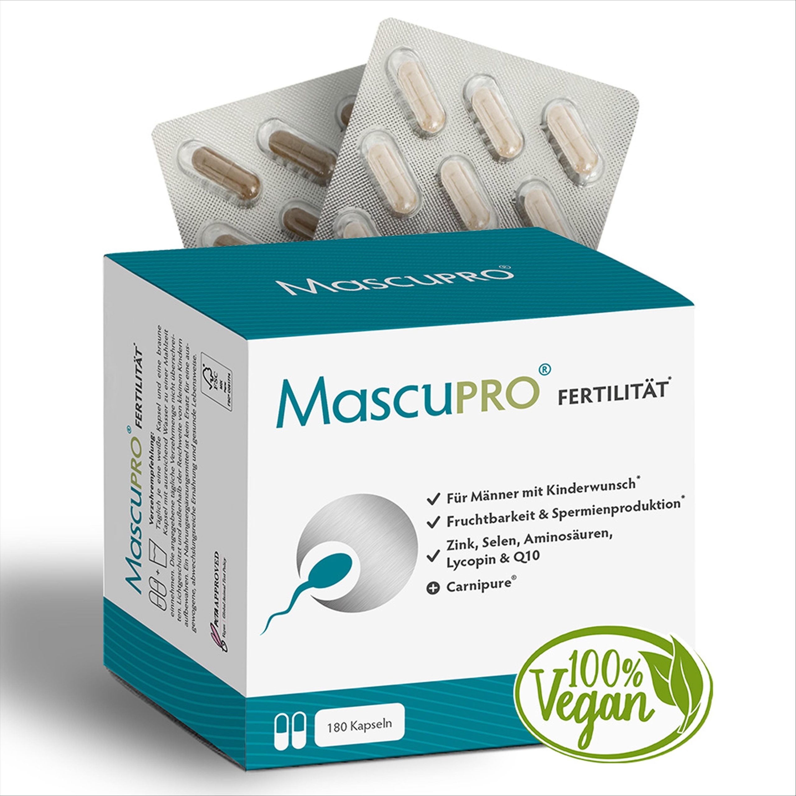 MascuPRO® Fertilität 180 Kapseln