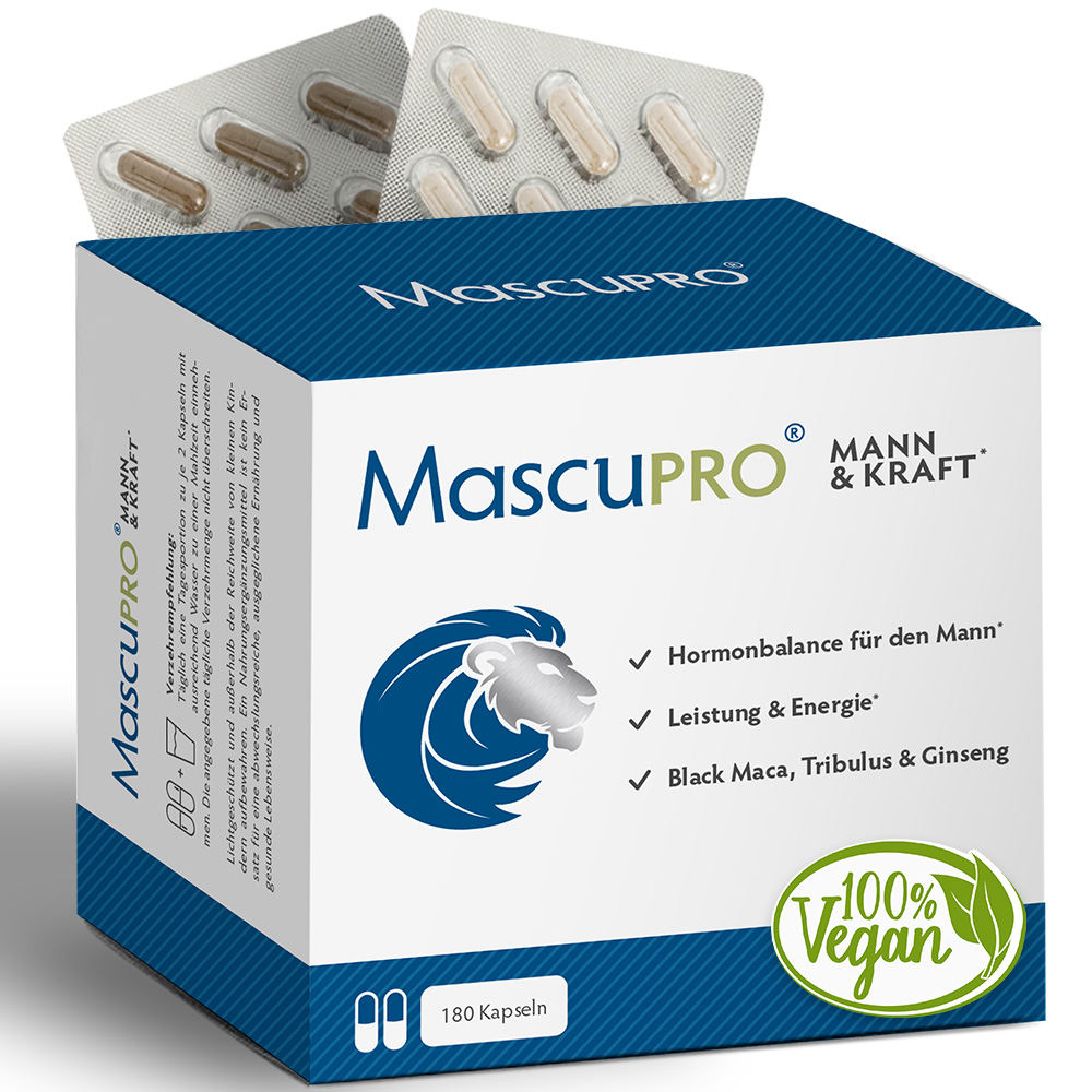 MascuPRO® Mann & Kraft 180 Kapseln